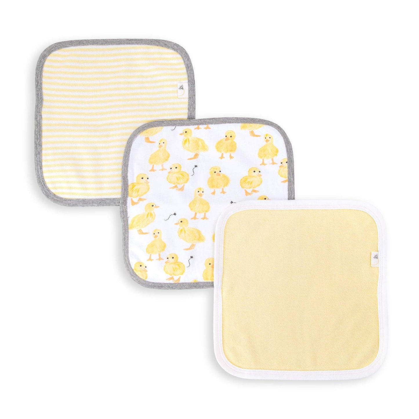 Burt's Bees Baby Infant Washcloths, 100% Organic Cotton, Soft and Super Absorbent Knit Terry Wash Cloth - 6 Pack Set