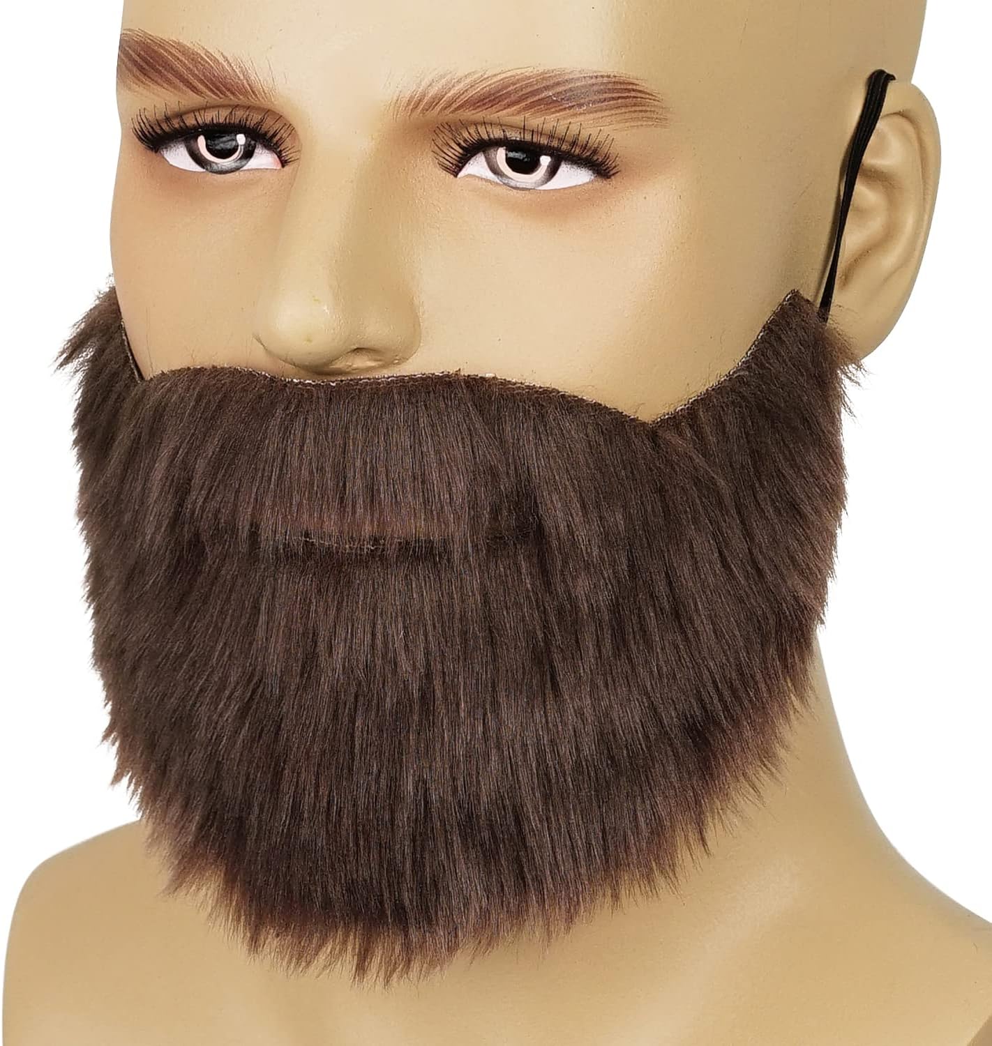 FVCENT Beard Brown Men's Beard Brown Costume Facial Supplies Disguise Male Makeup Cosplay Holiday Party Party