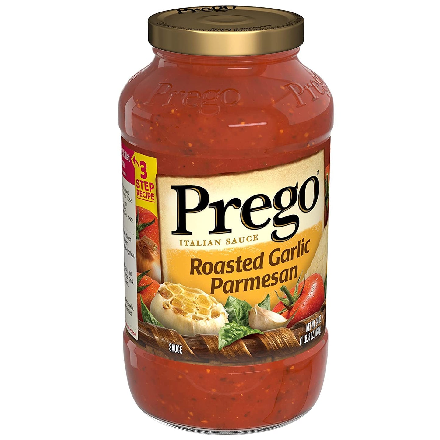 Prego Chunky Tomato with Garlic and Onion Pasta Sauce, 24 Oz Jar