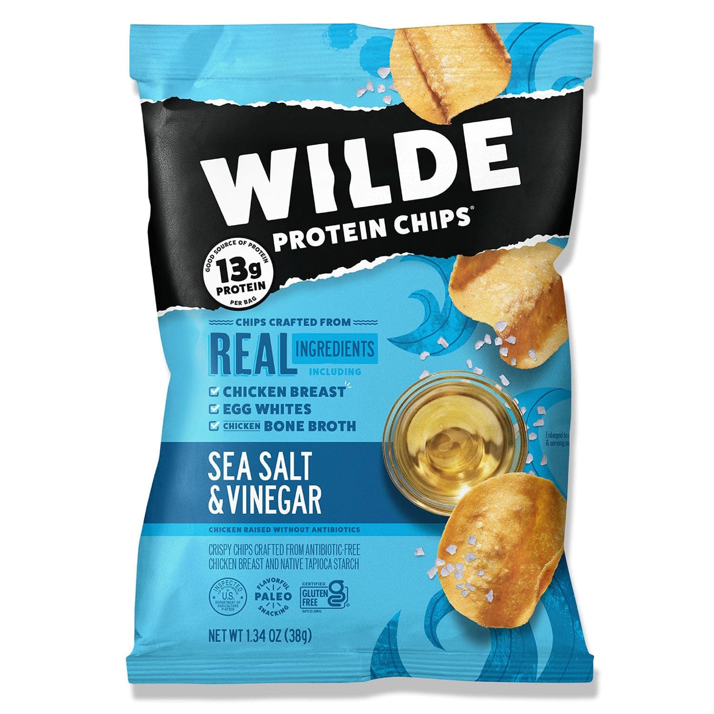 WILDE Spicy Protein Chips Variety Pack, Buffalo, Spicy Queso, Nashville Hot, Thin and Crispy, Protein Snack, Keto Chips, Made with Real Ingredients, 1.34oz Bags (Pack of 12)…