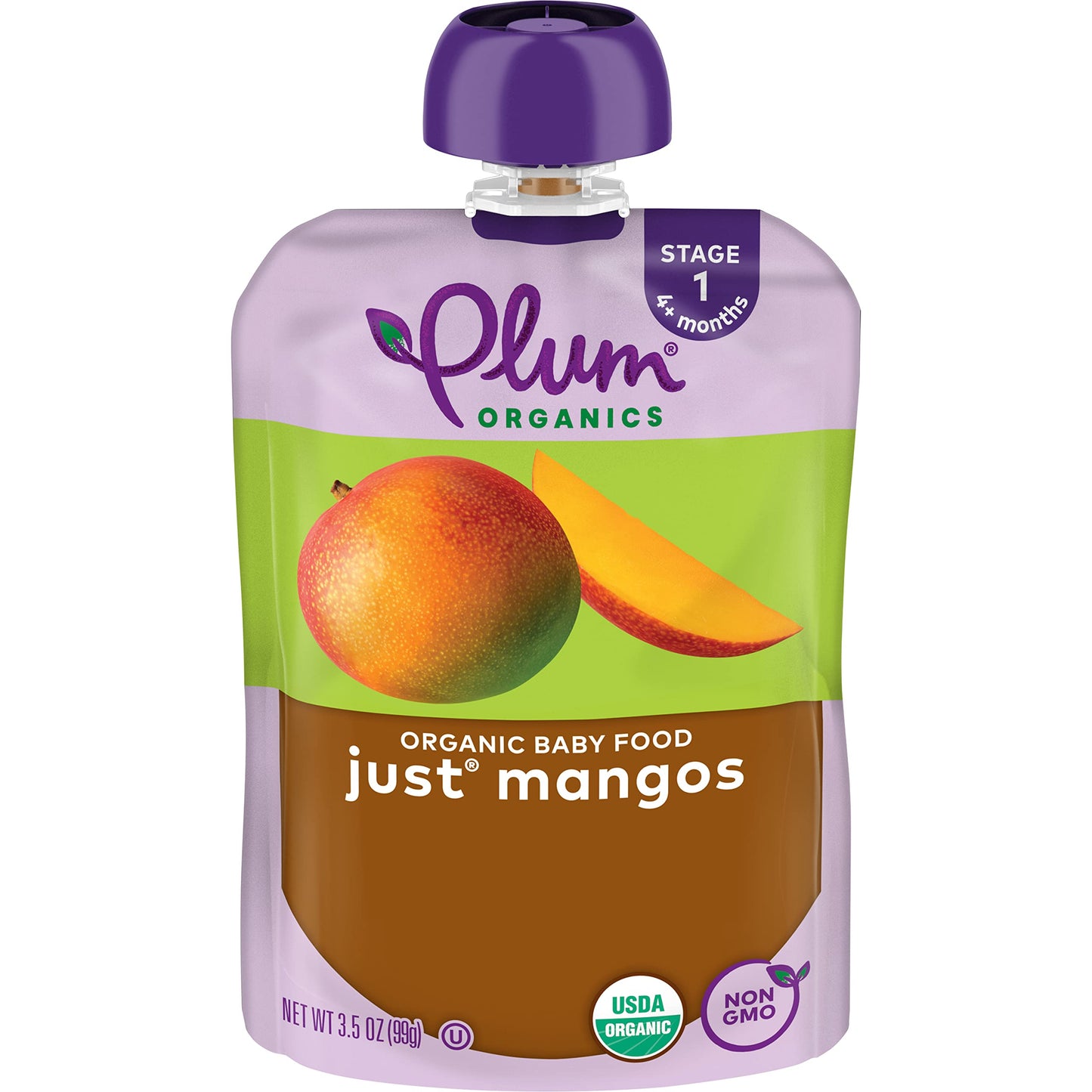 Plum Organics | Stage 1 | Organic Baby Food Meals [4+ Months] | Just Prunes | 3.5 Ounce Pouch (Pack Of 12) Packaging May Vary