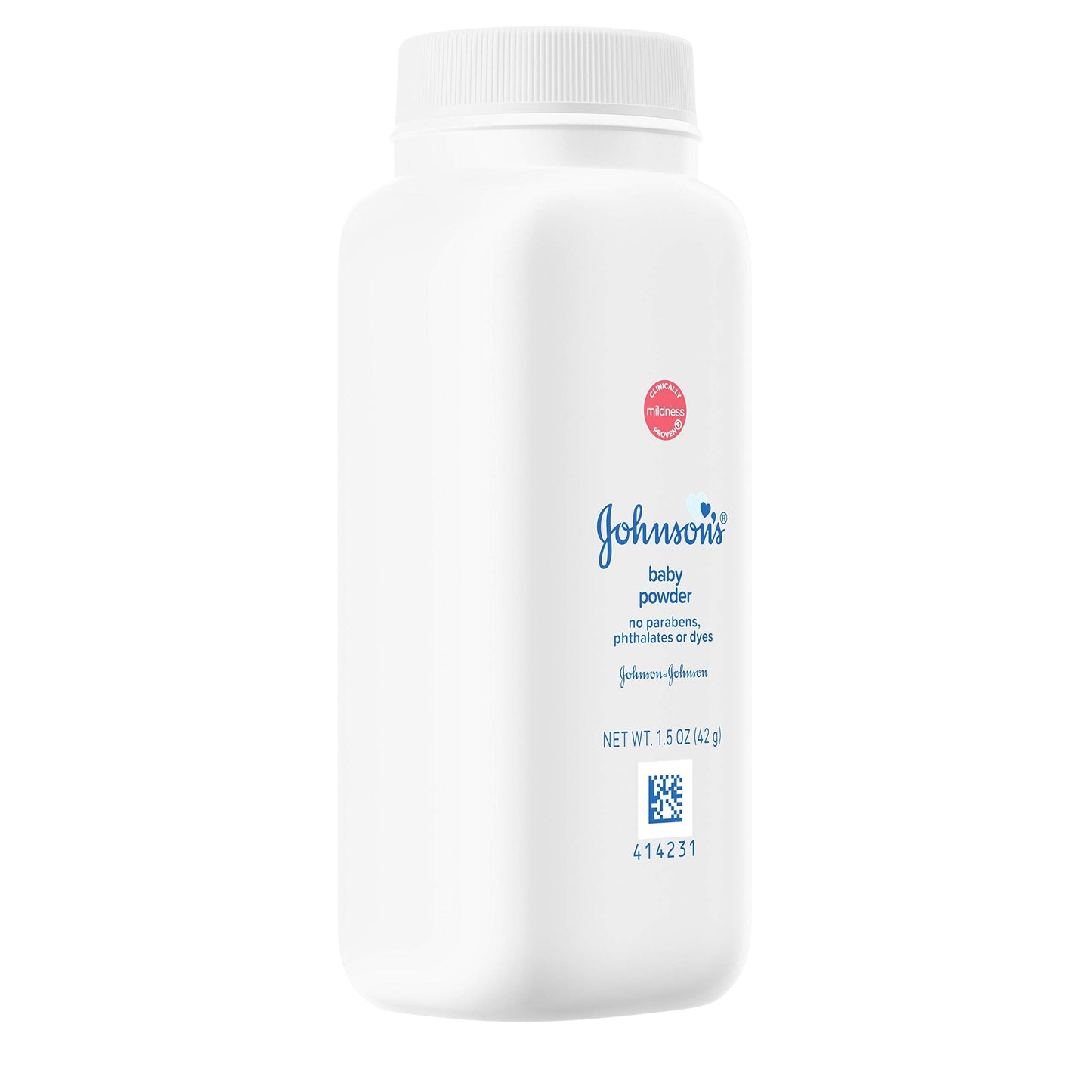 Johnson's Baby Powder, Naturally Derived Cornstarch with Aloe & Vitamin E for Delicate Skin, Hypoallergenic and Free of Parabens, Phthalates, and Dyes for Gentle Baby Skin Care, 15 oz