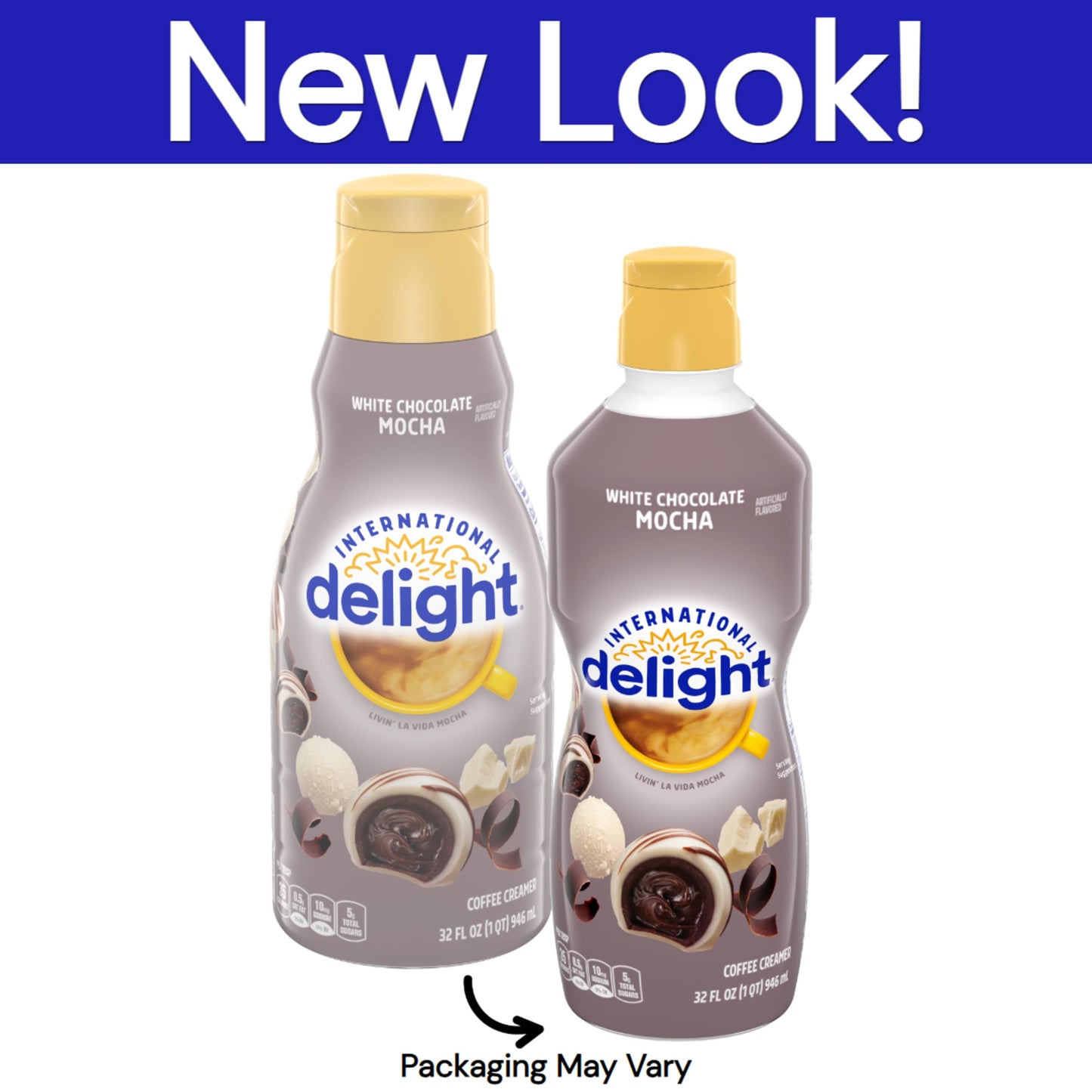 International Delight Coffee Creamer Singles, Sweet & Creamy, Shelf Stable Flavored Creamer, 24 Ct, 16 FL Oz, Pre-Portioned Creamers