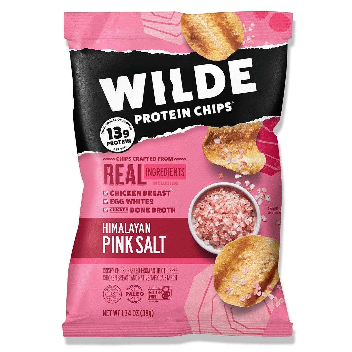 WILDE Spicy Protein Chips Variety Pack, Buffalo, Spicy Queso, Nashville Hot, Thin and Crispy, Protein Snack, Keto Chips, Made with Real Ingredients, 1.34oz Bags (Pack of 12)…