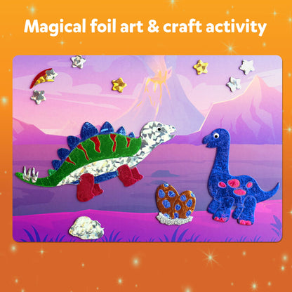 Skillmatics Art & Craft Activity - Foil Fun Unicorns & Princesses, No Mess Art for Kids, Craft Kits & Supplies, DIY Creative Activity, Gifts for Girls & Boys Ages 4, 5, 6, 7, 8, 9, Travel Toys