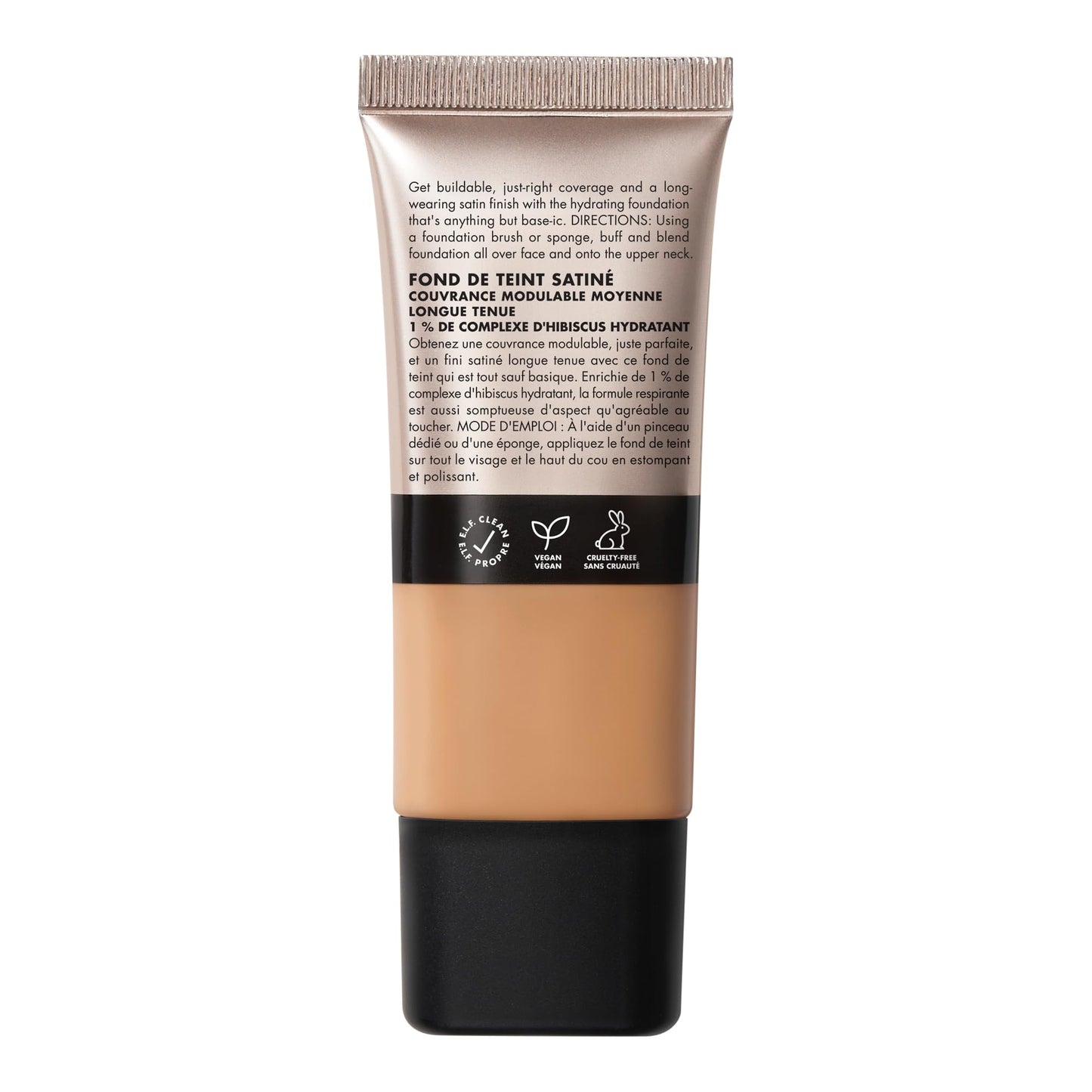 e.l.f. Soft Glam Foundation, Medium Coverage, Long-Lasting & Buildable Foundation For A Smooth, Satin Finish, Vegan & Cruelty-Free, 10 Fair Cool