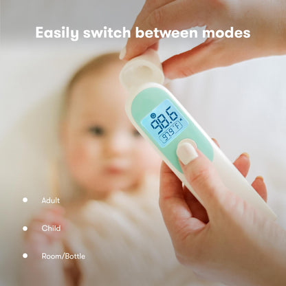 Frida Baby Thermometer, 3-in-1 Infrared Thermometer for Ear, Forehead & Touchless, Digital Baby Thermometer for Infants ,Toddlers, Kids & Adults