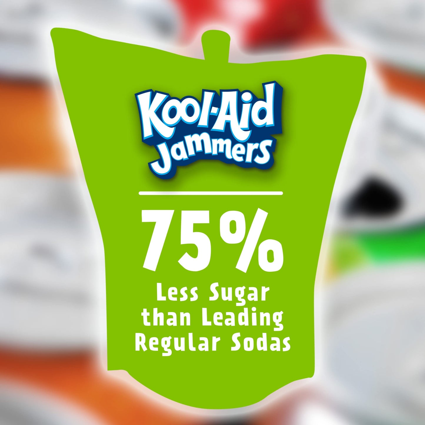 Kool-Aid Jammers Blue Raspberry Flavored Kids 0% Juice Drink (10 ct Box, 6 fl oz Pouches)