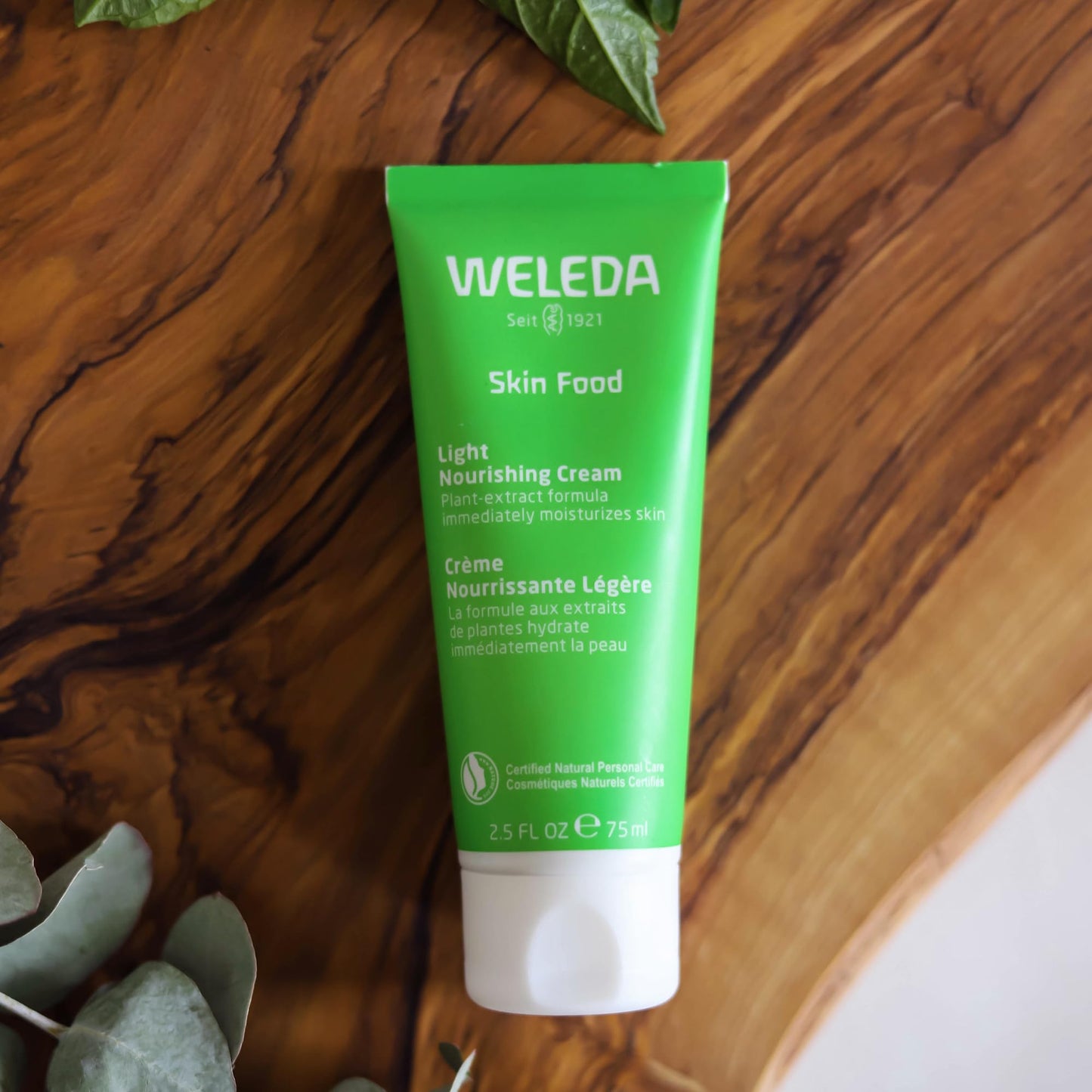 Weleda Skin Food Light Nourishing Body Cream 2.5 Fluid Ounce, Plant Rich Hydrating Moisturizer with Chamomile, Calendula and Pansy