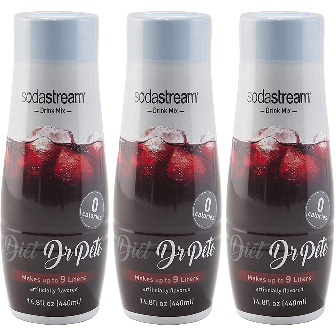 SodaStream Diet Dr Pete, 14.8 Fl Oz (Pack of 4) - Packaging May Vary