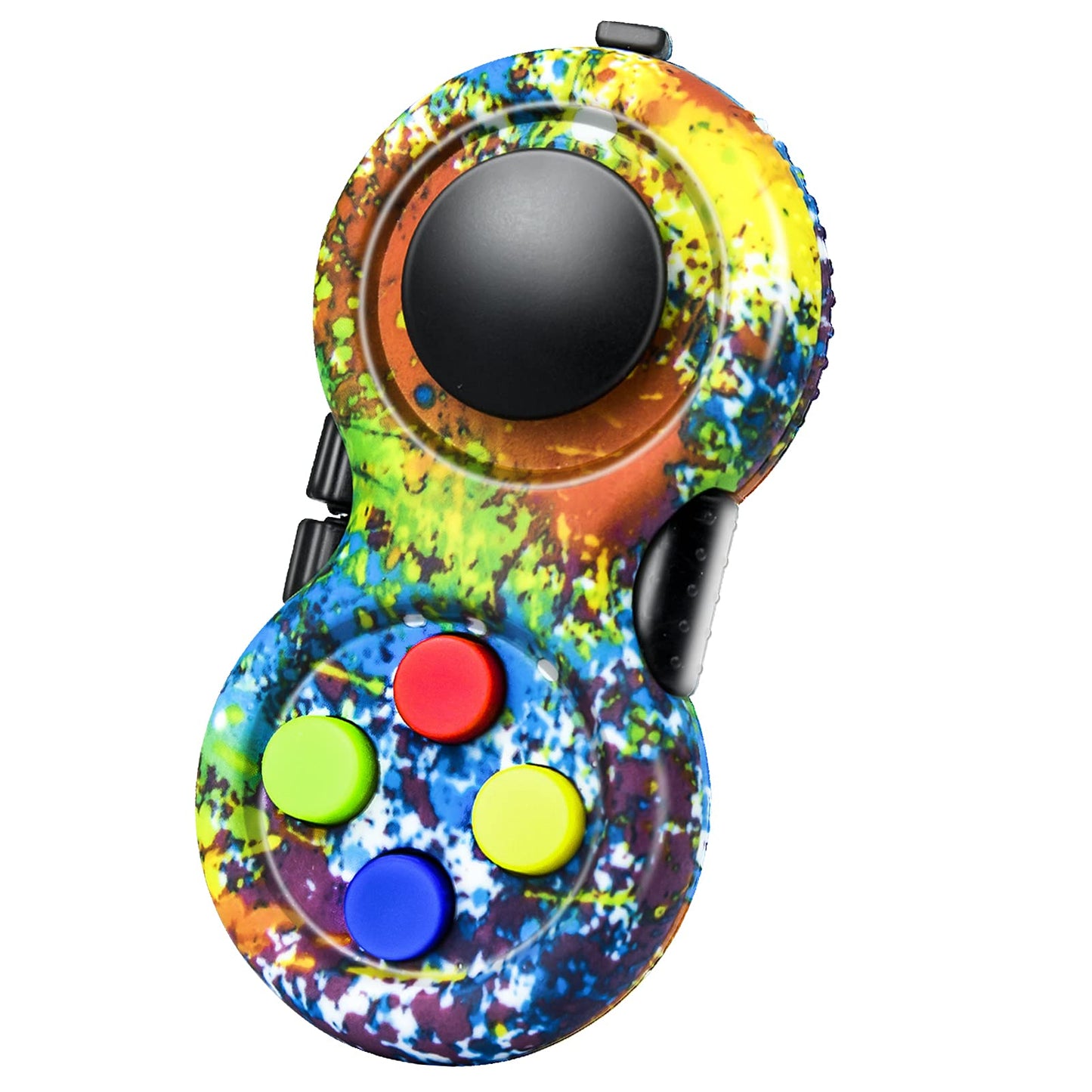 WTYCD Original Fidget Toy Game, Rubberized classical Controller Fidget Concentration Toy with 8-Fidget Functions and Lanyard - Excellent for Relieving Stress and Anxiety