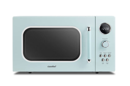 COMFEE' EM720CPL-PM Countertop Microwave Oven with Sound On/Off, ECO Mode and Easy One-Touch Buttons, 0.7 Cu Ft/700W, Pearl White