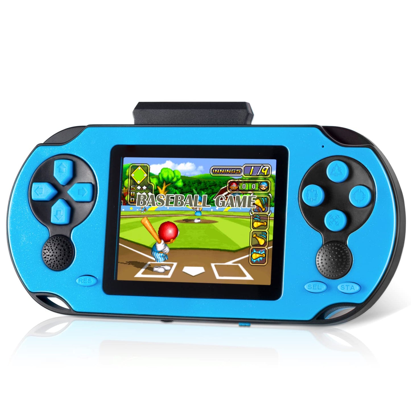 16 Bit Handheld Game Console for Kids Adults, 3.0'' Large Screen Preloaded 230 HD Classic Retro Video Games with USB Rechargeable Battery & 3 Game Cartridges for Birthday Gift for Kids 4-12