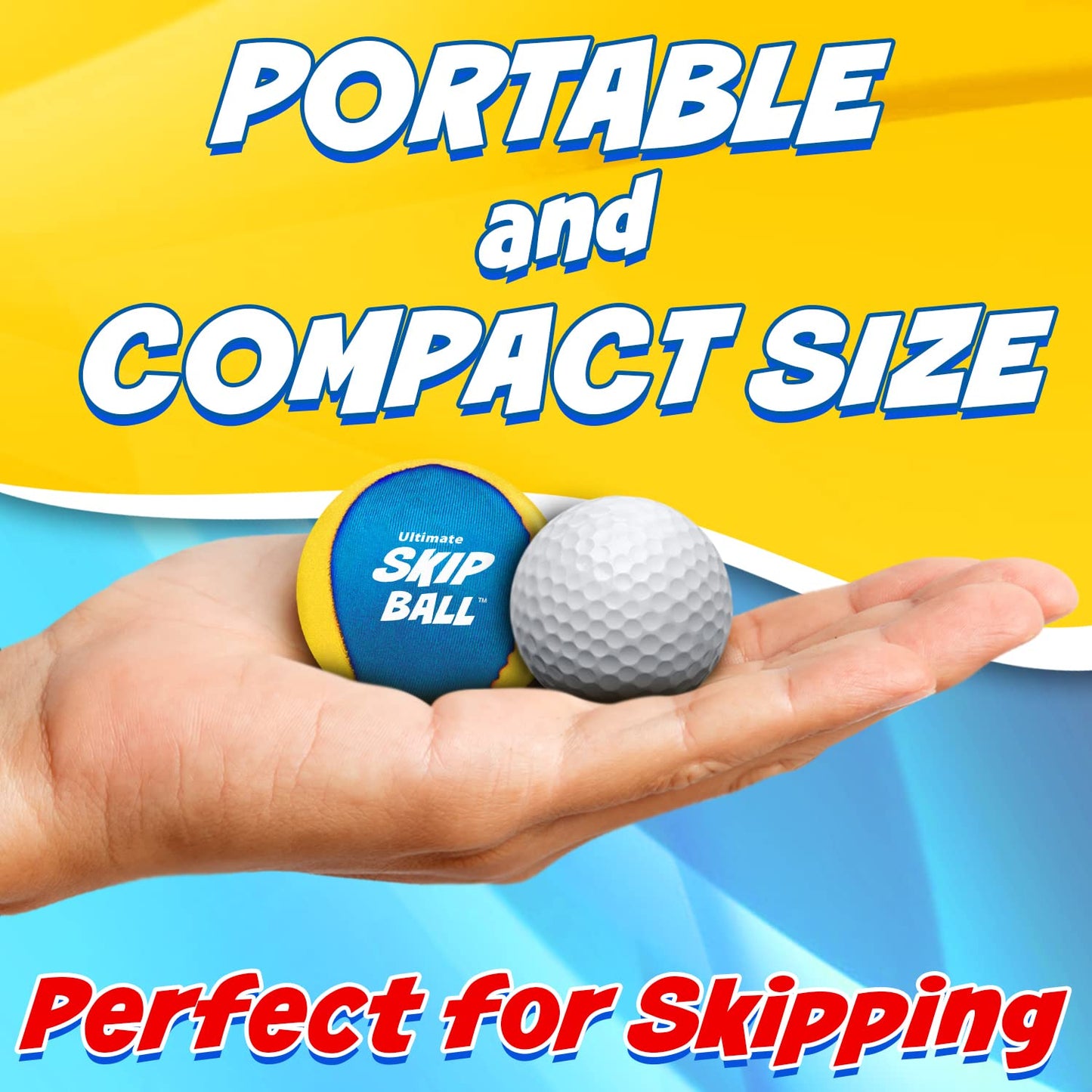 Activ Life The Ultimate Skip Ball – Water Bouncing Ball (2 Pack) Create Lasting Memories with Your Friends & Family at The Beach, Lake or Pool - Great for All Ages