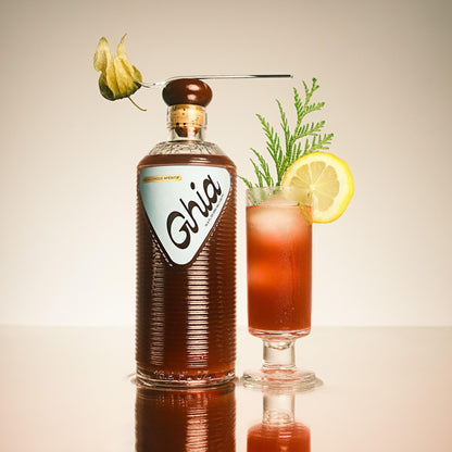 Ghia Non-Alcoholic Apéritif - 500ml (2-Pack) | Botanical Mediterranean-Inspired Spirit Cocktail Mixer with Notes of Citrus, Rosemary & Bitter Herbs - Vegan, No Added Sugar, No Artificial Flavors, Caffeine-Free