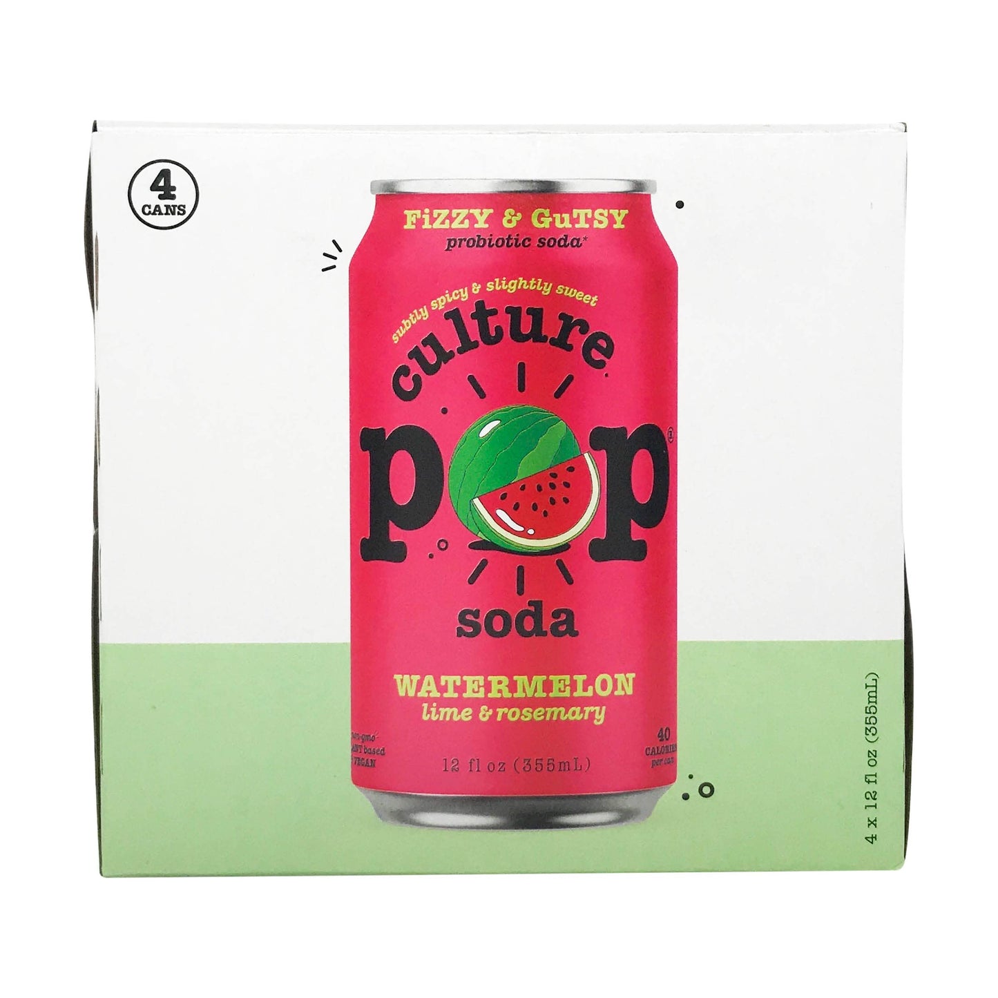 Culture Pop Soda Orange Mango Soda, 12 FZ