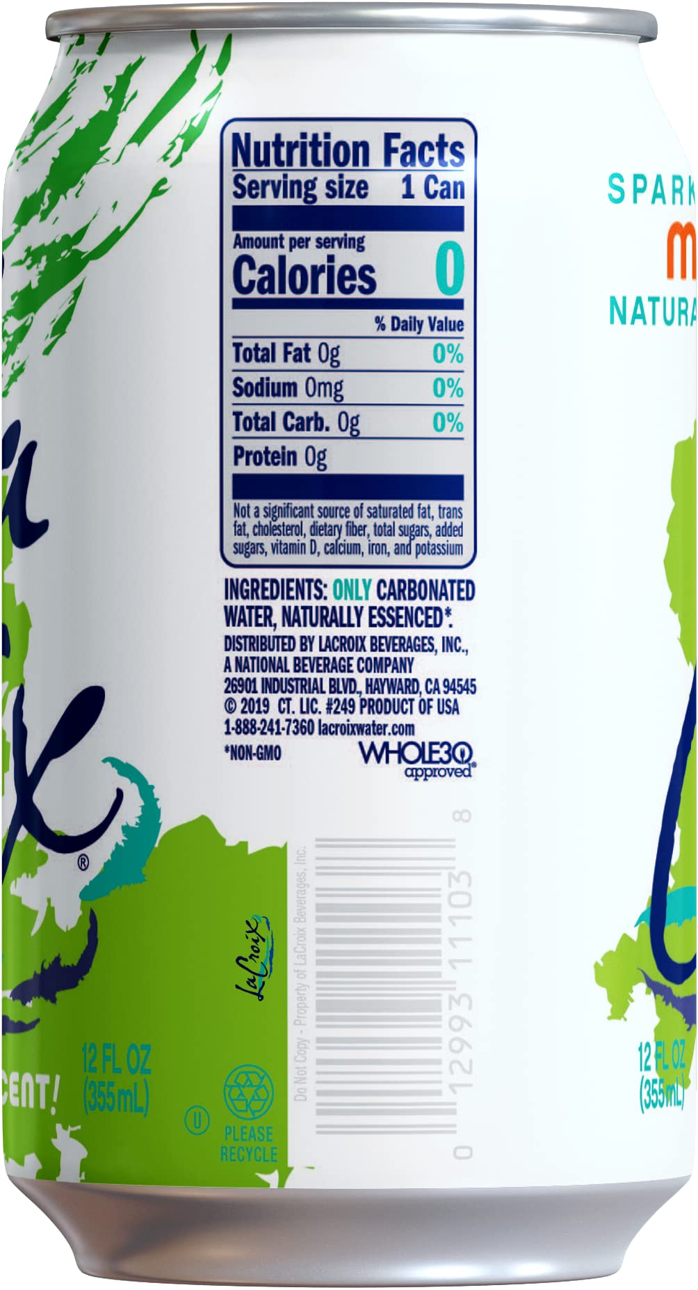 La Croix Sparkling Water, Grapefruit, 12 Fl Oz (Pack of 12)