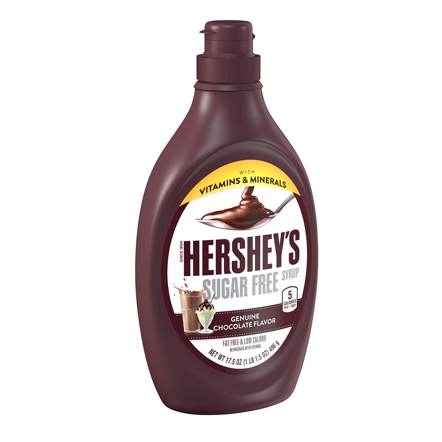 HERSHEY'S Chocolate Syrup Bottle, 24 oz