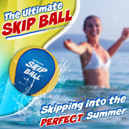 Activ Life The Ultimate Skip Ball – Water Bouncing Ball (2 Pack) Create Lasting Memories with Your Friends & Family at The Beach, Lake or Pool - Great for All Ages