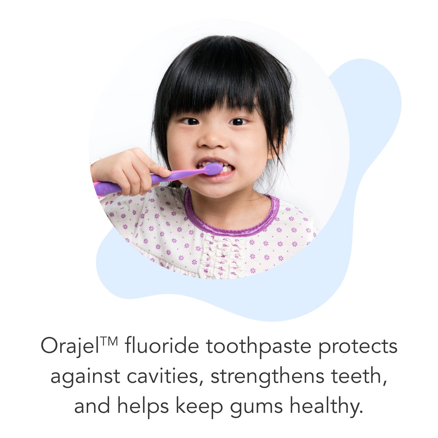 Orajel Kids Anti-Cavity Fluoride Toothpaste, Natural Flavor, 4.2oz Tube