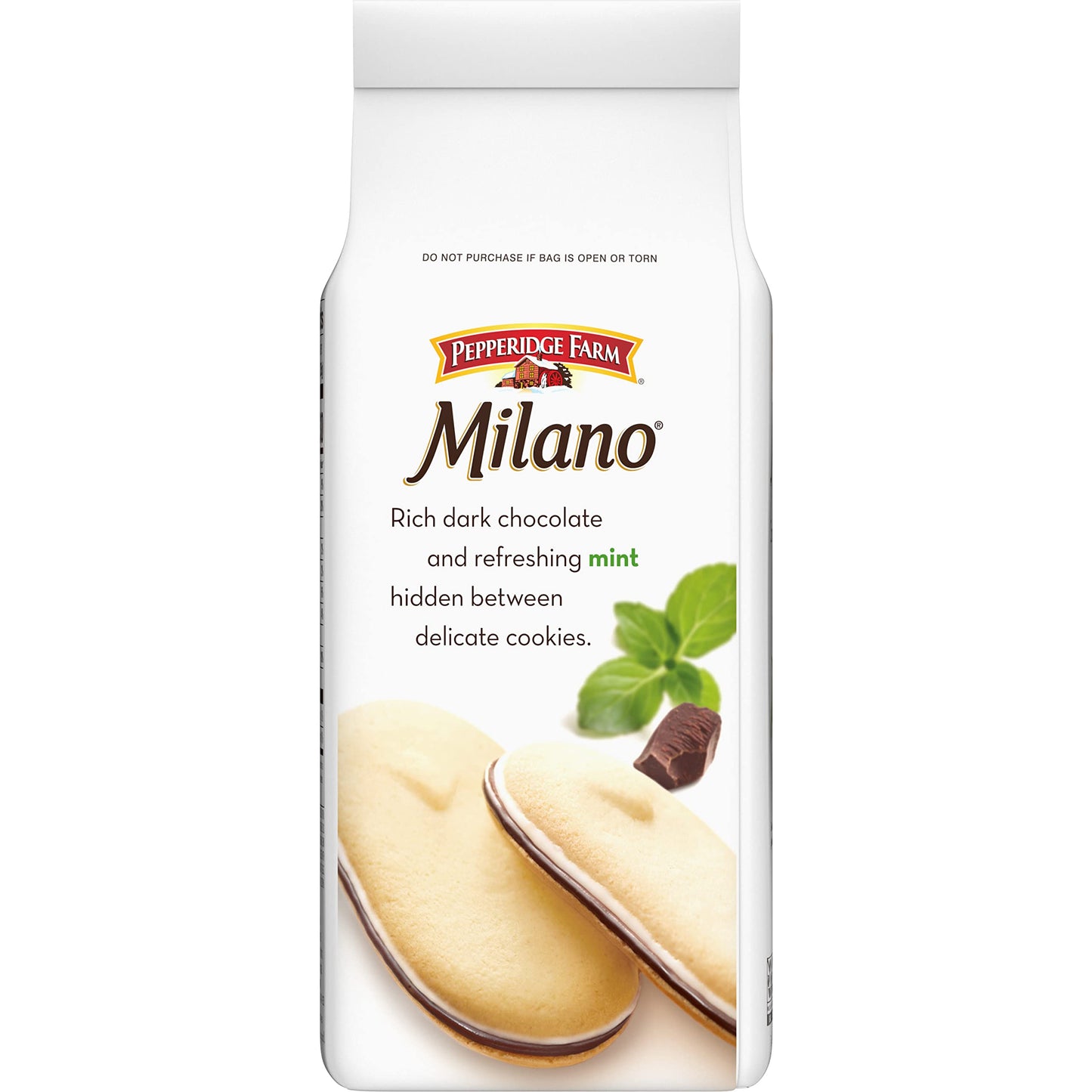 Pepperidge Farm Milano Milk Chocolate Cookies, 6 OZ Bag (15 Cookies)