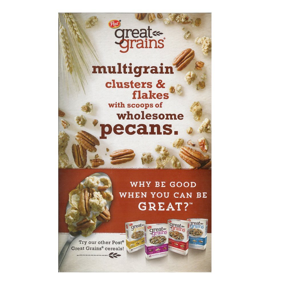 Post Great Grains Cranberry Almond Crunch Cereal, 3 pack