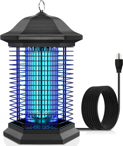 Bug Zapper Mosquito Zapper for Outdoor & Indoor, Upgraded 3 Mosquito Control Technologies, 2 Safety Protection Technologies, Insect Control Efficiency of 99.99%, Perfect for Backyard Patio Home