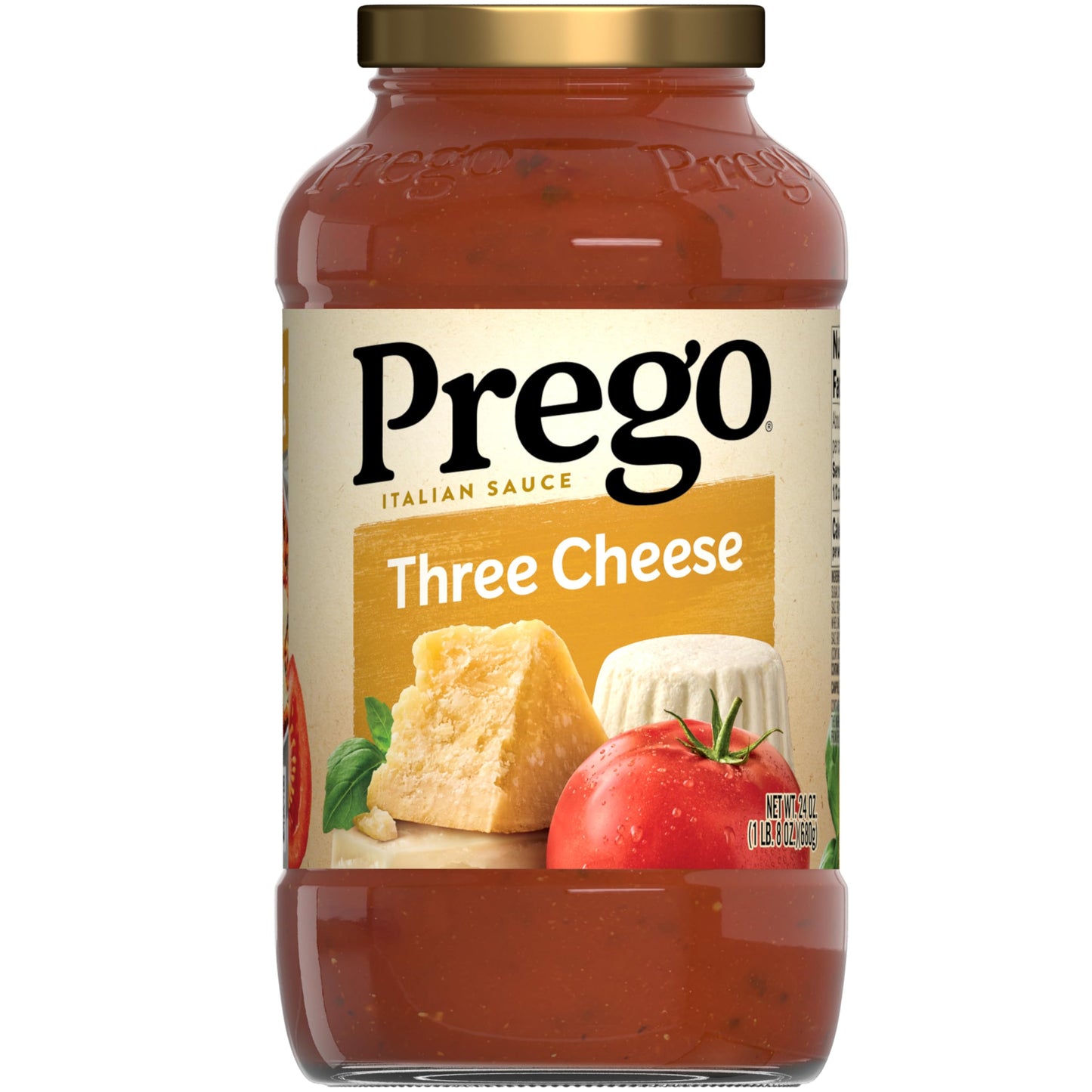 Prego Chunky Tomato with Garlic and Onion Pasta Sauce, 24 Oz Jar