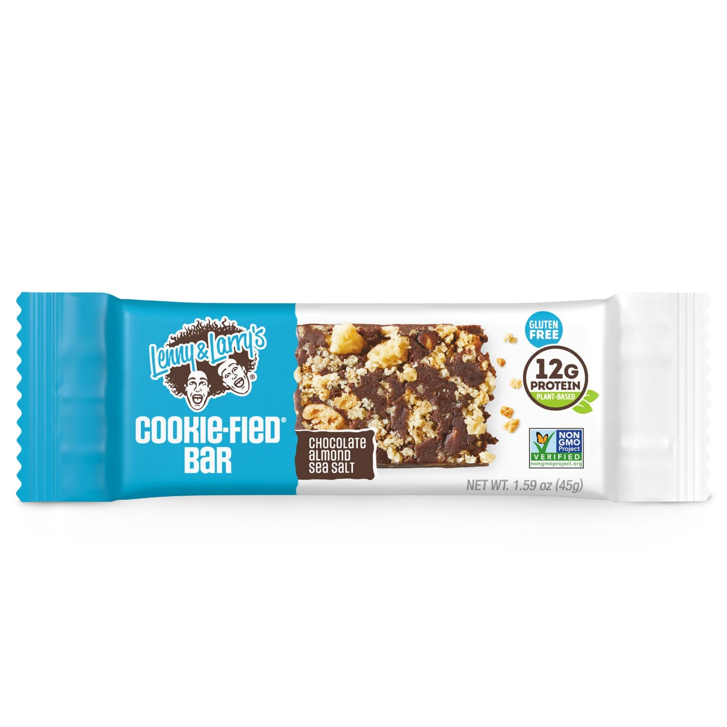 Lenny & Larry's Cookie-fied Bar, Cookies & Creme, 45g - Plant-Based Protein Bar, Vegan and Non-GMO (Pack of 9)