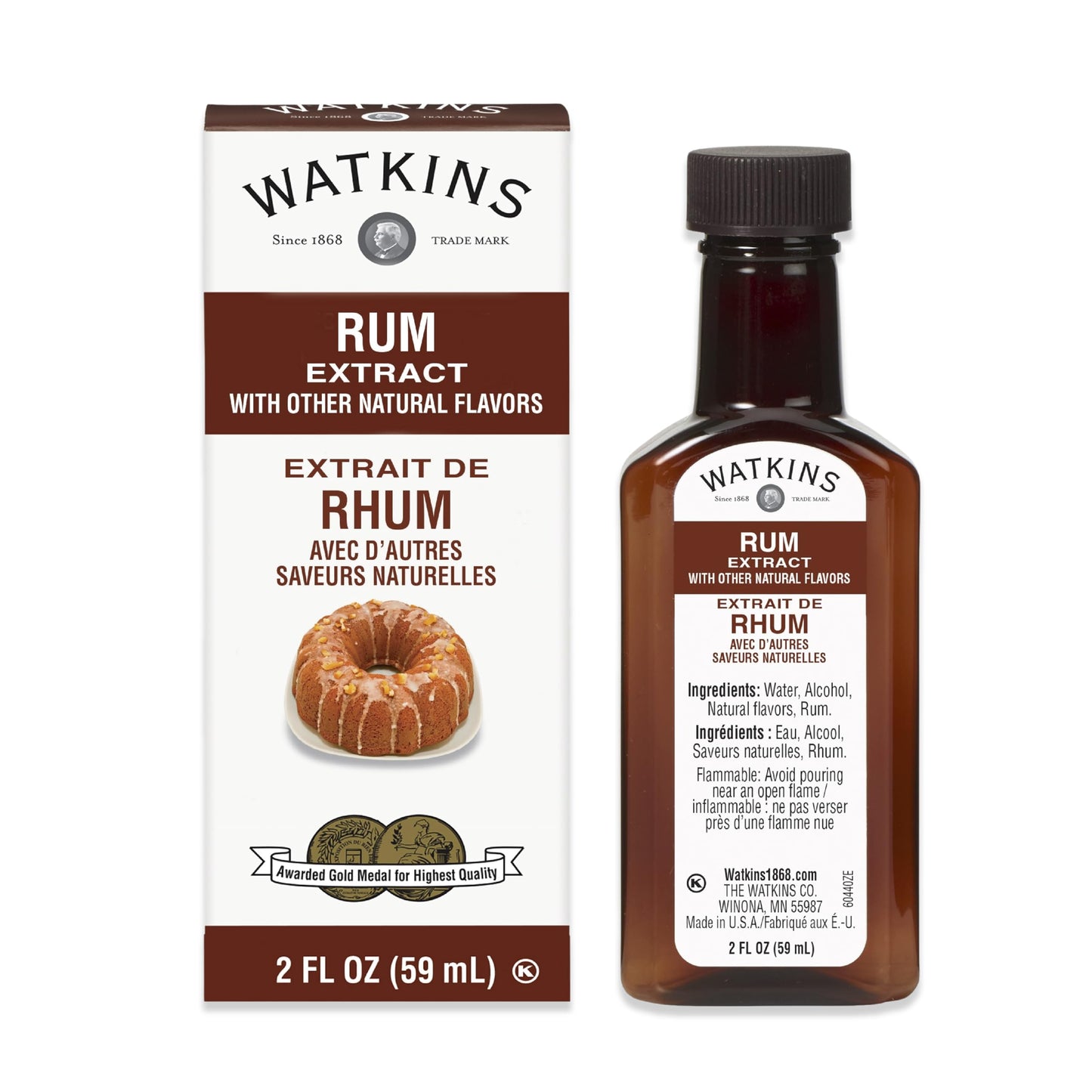 Watkins All Natural Original Gourmet Baking Vanilla, with Pure Vanilla Extract, 11 Fl Oz (Pack of 1) - Packaging May Vary