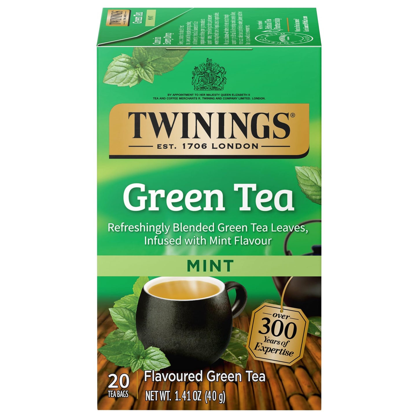 Twinings English Breakfast Black Tea, 100 Individually Wrapped Tea Bags, Smooth, Flavourful, Robust, Caffeinated, Enjoy Hot or Iced