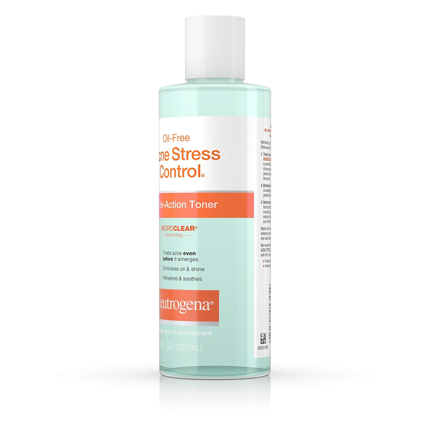 Neutrogena Oil-Free Acne Stress Control Triple-Action Toner, 8 Fluid Ounce