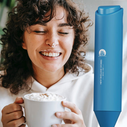 Powerful Milk Frother Handheld Foam Maker, Mini Whisk Drink Mixer for Coffee, Cappuccino, Latte, Matcha, Hot Chocolate, No Stand, Galaxy