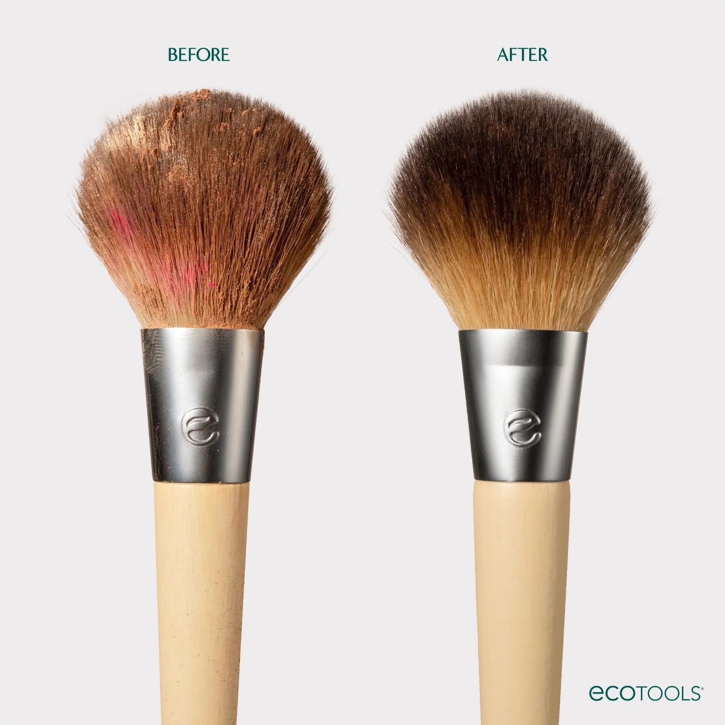 EcoTools Makeup Brush + Sponge Shampoo, Remove Makeup & Impurities From Brushes, Sponges, & Puffs, Fragrance-Free Brush Cleanser, No Harsh Chemicals, Vegan, & Cruelty-Free, 6 fl.oz./ 177 ml, 1 Count