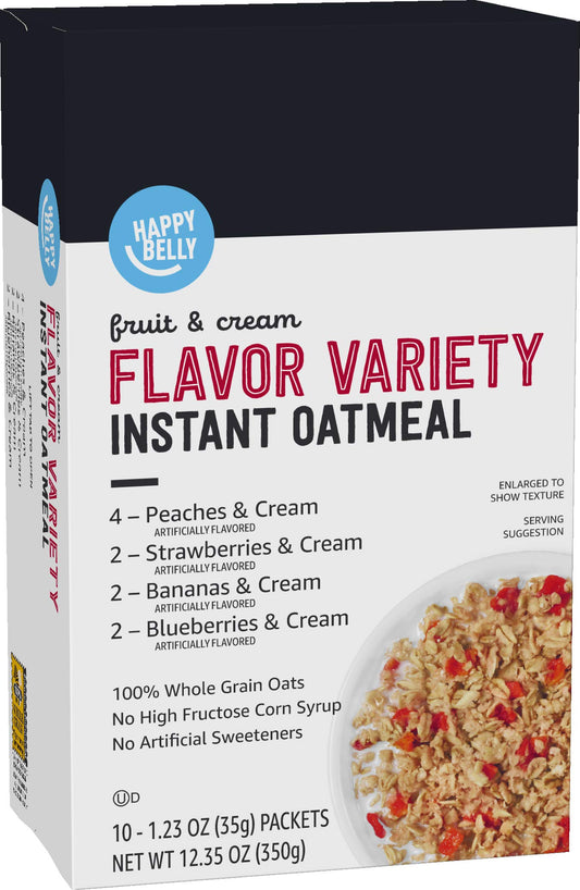 Happy Belly, Instant Oatmeal, 1.23 ounce