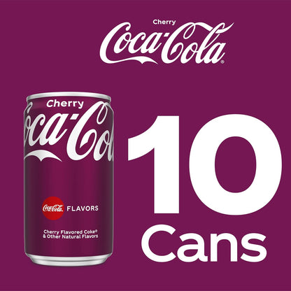 Cherry Coke Mini-can, 10 pack