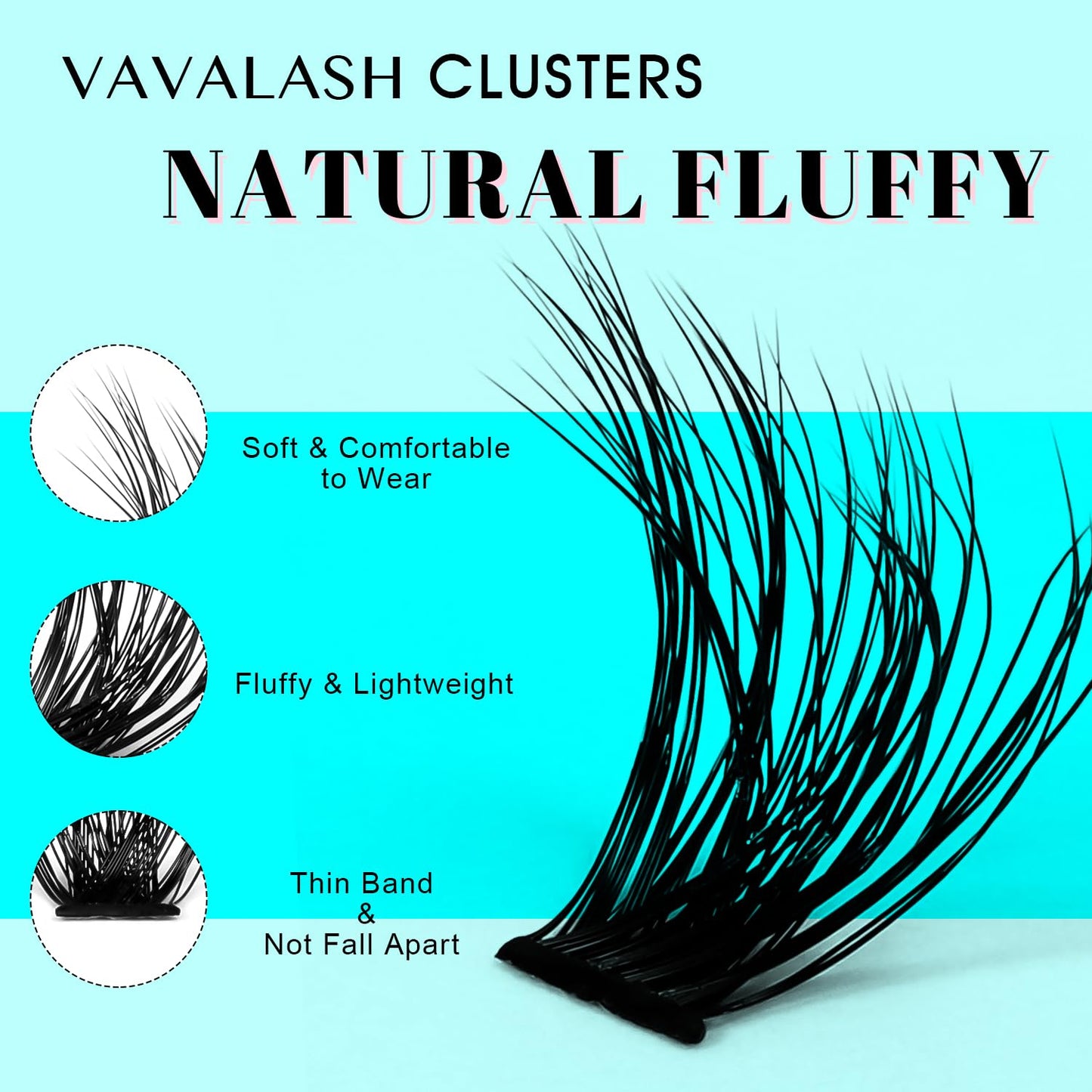 VAVALASH DIY Lash Extension Kit 280 Clusters Individual Lashes Kit 30D 40D 0.07D-10-16mm Lash Clusters, Lash Bond and Seal, Lash Tweezer for DIY Eyelash Extension at Home（Kit-30D+40D-0.07D-10-16MIX）