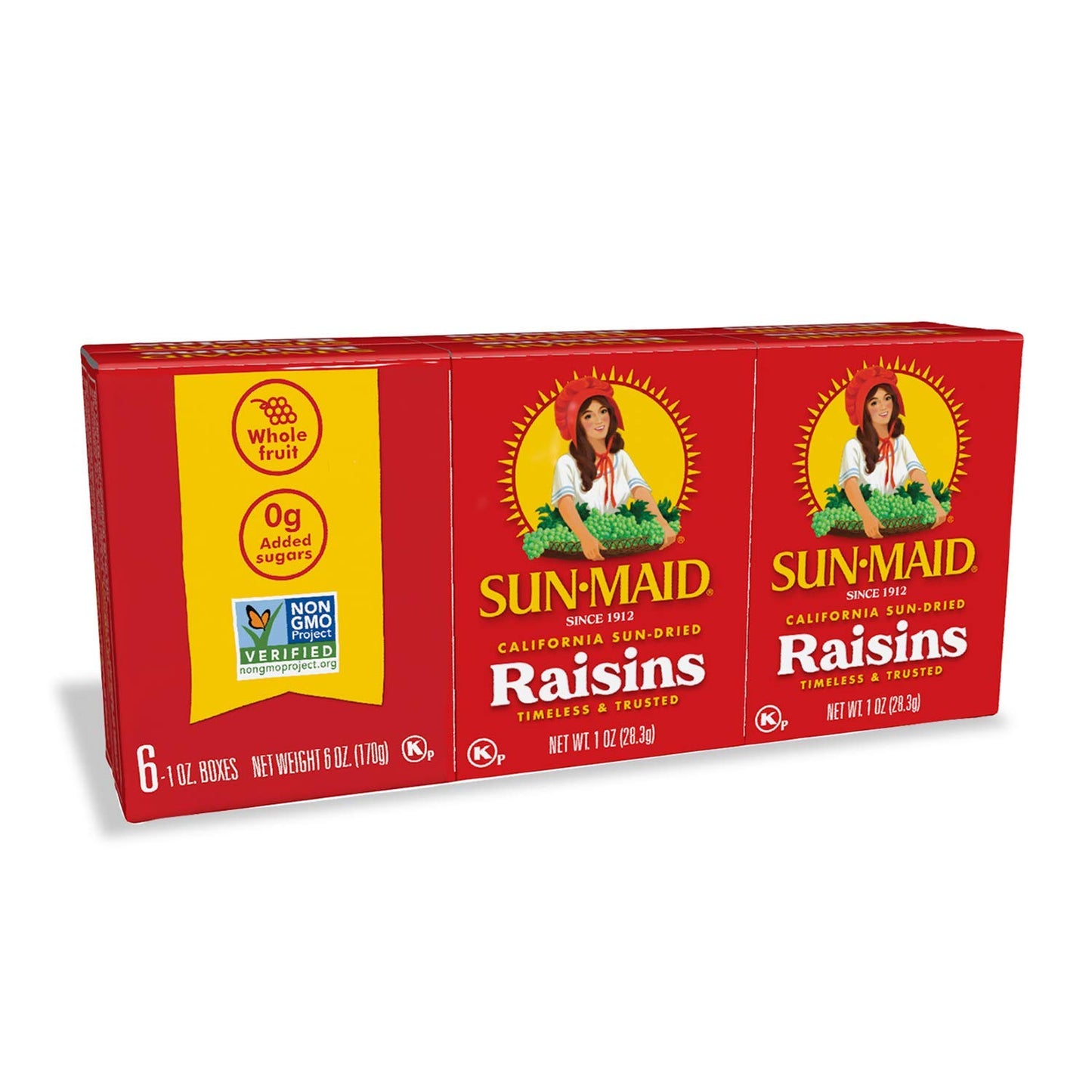 Sun-Maid California Sun-Dried Raisins - (2 Pack) 32 oz Resealable Bag - Dried Fruit Snack for Lunches, Snacks, and Natural Sweeteners