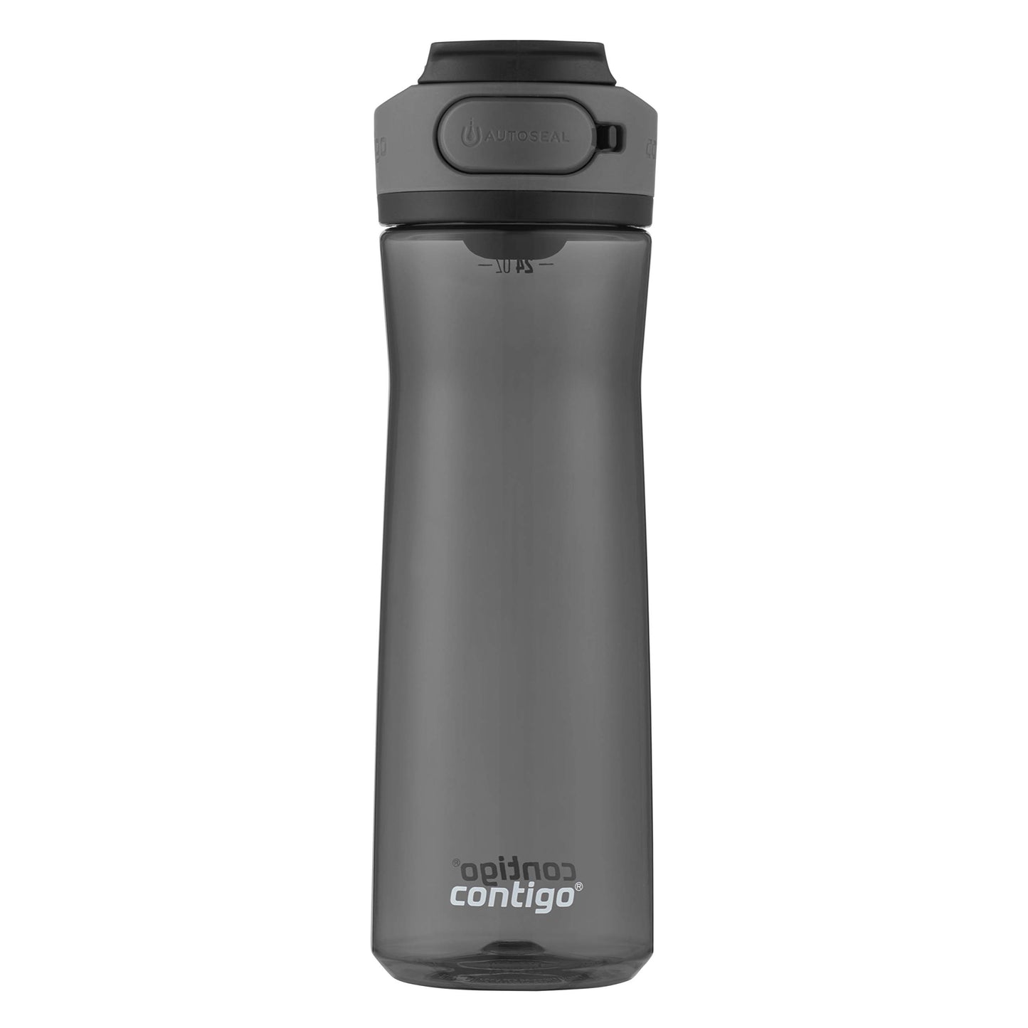 Contigo AUTOSEAL Cortland 24oz Water Bottle, BPA-Free Plastic, Spill, Leak-Proof Lid, and Carry Handle, Dishwasher Safe, Spirulina, 24 Ounce (Pack of 1)