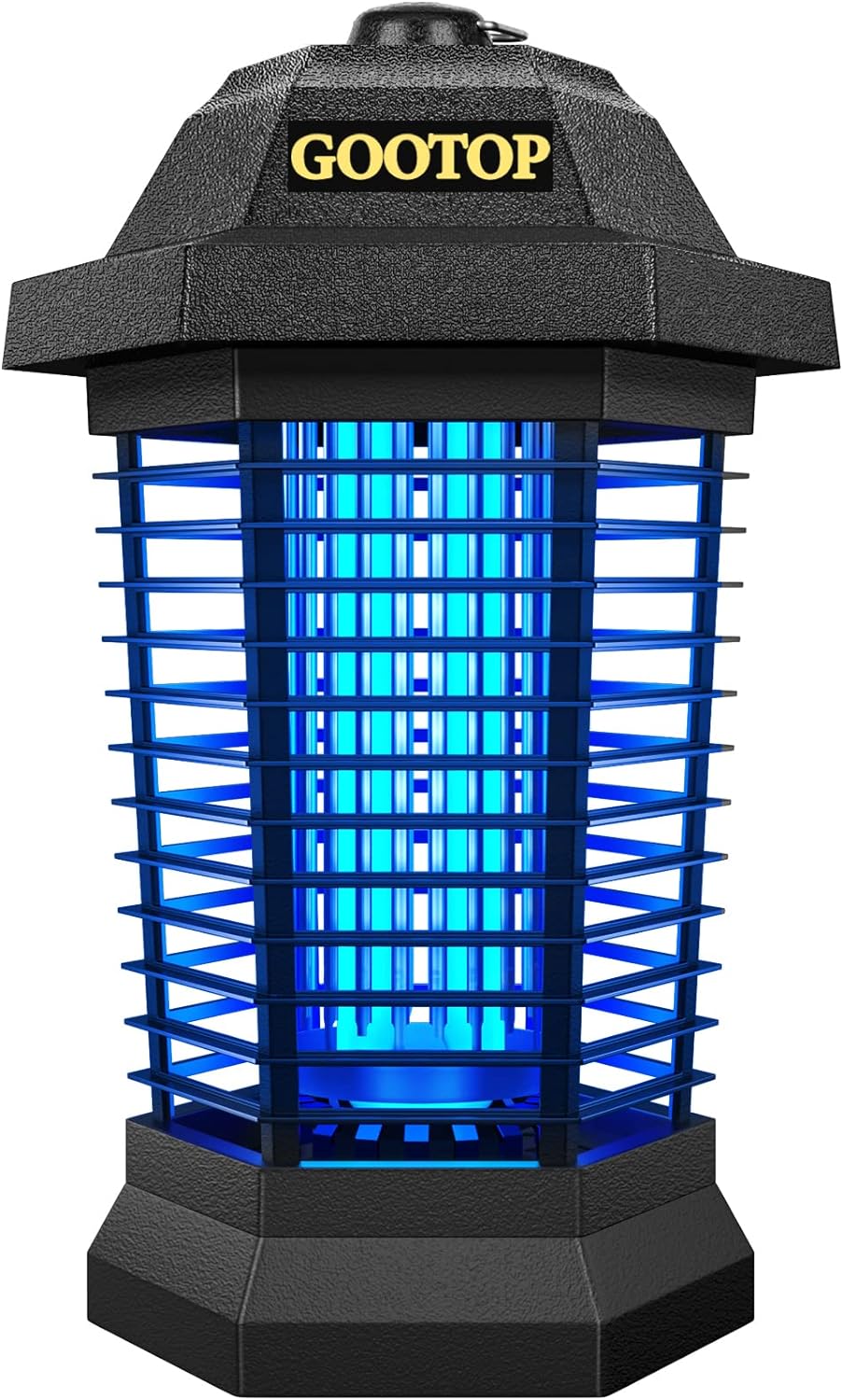 GOOTOP Bug Zapper Outdoor Electric, Mosquito Zapper, Fly Traps, Fly Zapper, Mosquito Killer, 3 Prong Plug, 90-130V, ABS Plastic Outer (Black)