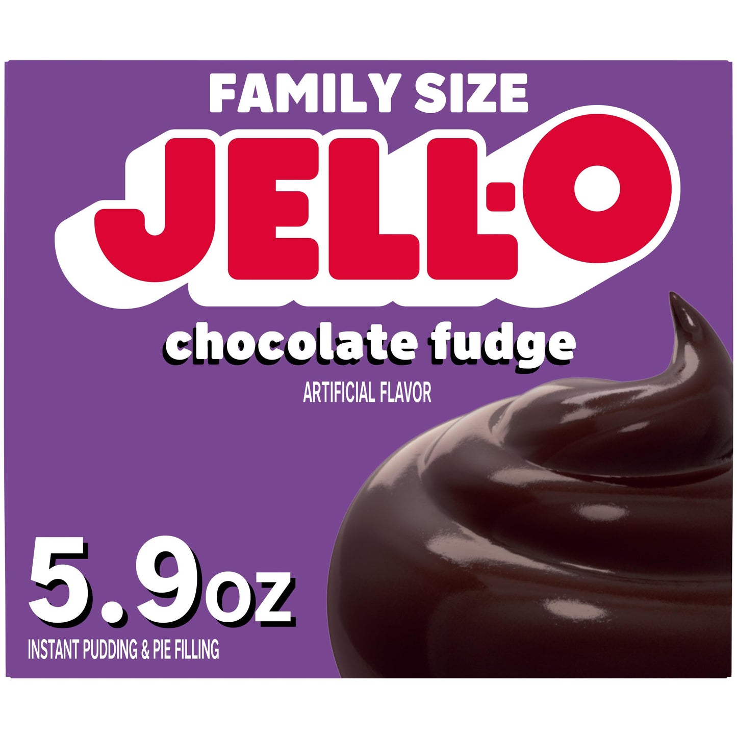 Jello Sugar Free Chocolate Fudge Pudding Mix 1.4oz Box