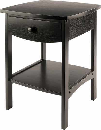 Winsome Basics Solid Wood End Table Nightstand