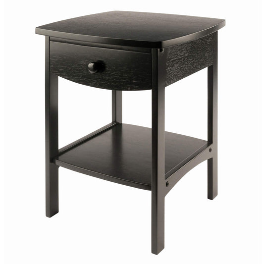 Winsome Basics Solid Wood End Table Nightstand