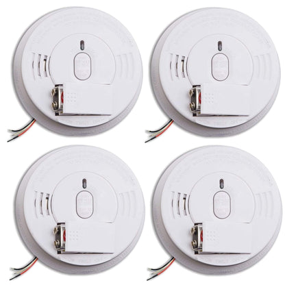 Kidde Smoke Detector, Hardwired Smoke Alarm with Battery Backup, Test-Silence Button