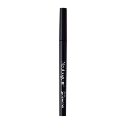 Neutrogena Intense Gel Eyeliner with Antioxidant Vitamin E, Smudge- & Water-Resistant Eyeliner Makeup for Precision Application, Jet Black, 0.004 oz