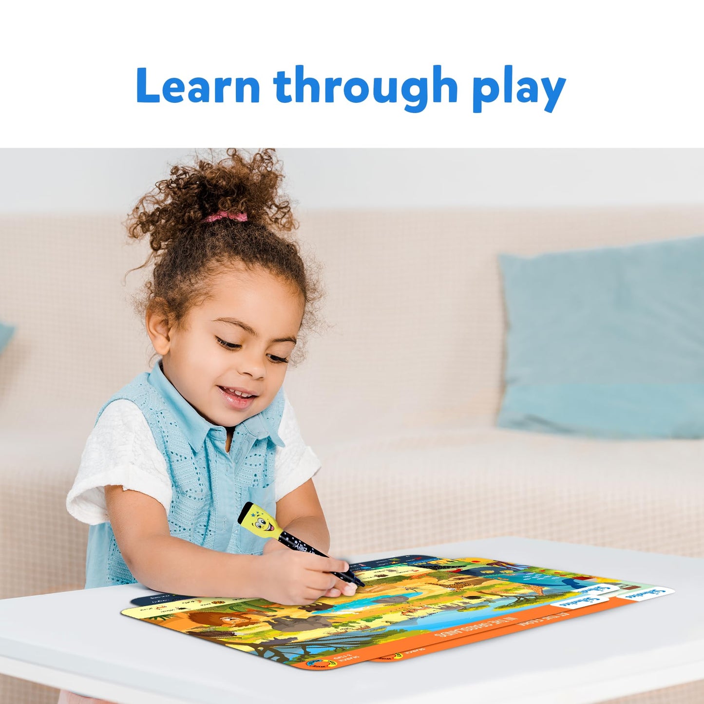 Skillmatics Preschool Learning Activity - Search and Find Educational Game, Perfect for Kids, Toddlers Who Love Toys, Art and Craft Activities, Gifts for Girls and Boys Ages 3, 4, 5, 6