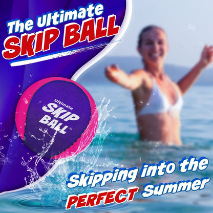 Activ Life The Ultimate Skip Ball – Water Bouncing Ball (2 Pack) Create Lasting Memories with Your Friends & Family at The Beach, Lake or Pool - Great for All Ages