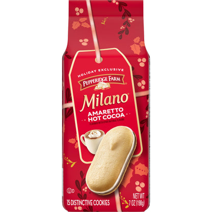 Pepperidge Farm Milano Milk Chocolate Cookies, 6 OZ Bag (15 Cookies)