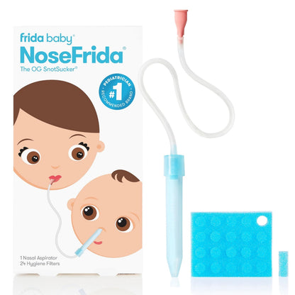 Frida Baby NoseFrida SnotSucker Nasal Aspirator for Baby, Baby Nose Sucker