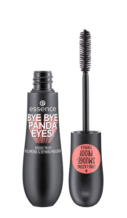 essence | Bye Bye Panda Eyes Tubing Mascara | Smudge-proof, Volumizing Definition | Vegan, Cruelty Free, Free From Parabens & Oils (Pack of 1)